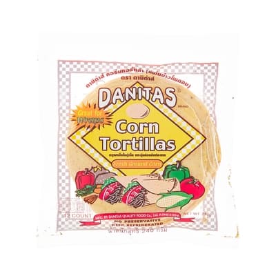 ดานิต้าส์ แผ่นแป้งข้าวโพดทอร์ทิล่าส์ 240ก.