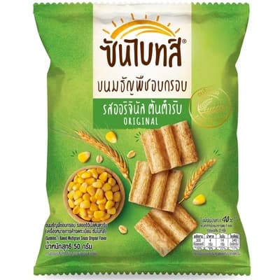 ซันไบท์ มัลติเกรนขนมอบกรอบรสออริจินัล 54ก.