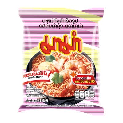 มาม่า ต้มยำกุ้ง 55G.