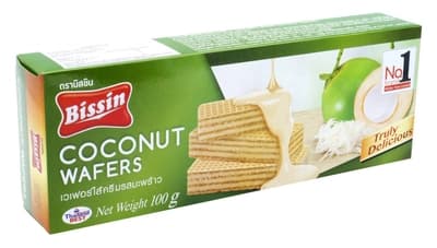 บิสชินเวเฟอร์รสมะพร้าว 100กรัม