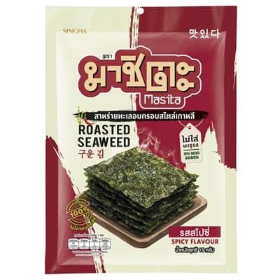 Masita Seaweed Roasted Korean Style Spicy 15G.