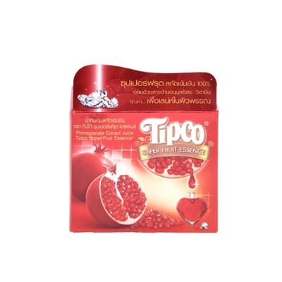 Tipco Super Fruit Essence Pomegranate Extract Juice 110ML. Pack 4