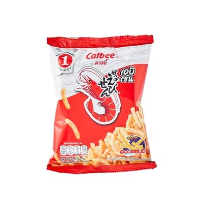 Calbee Prawn Crackers Original Flavoured 30G.