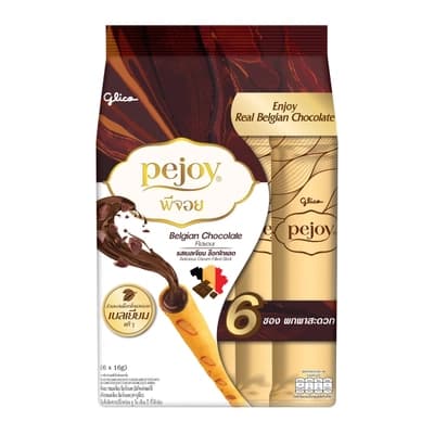 กูลิโกะ พีจอย รสเบลเจียน ช็อกโกแลต 96ก.