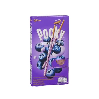 Glico Pocky Crushed Fruit Blueberry38G