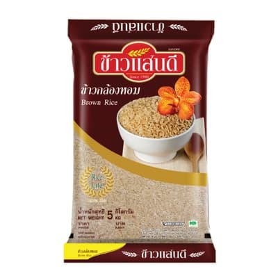 ข้าวแสนดี ข้าวกล้องหอม 5กก.