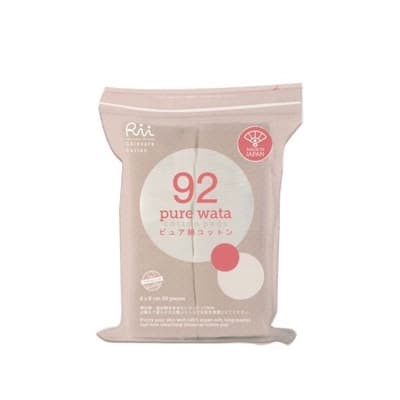 Rii Cotton Pad 92 Pure Wata  80sheets