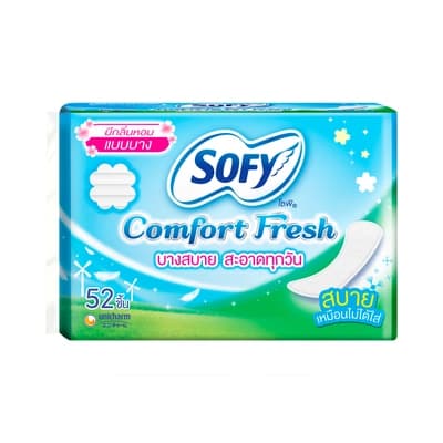 Sofy Panty Liners Comfort Fresh Scented 52PCS.