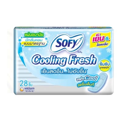 Sofy Panty Liners Cooling Fresh Regular Scented 28PCS.