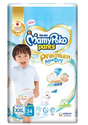 MamyPoko Pants Premium Extra Dry Boy Size XXL 34Pcs.