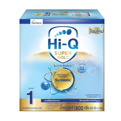 ไฮคิว ช่วงวัยที่ 1 ซุปเปอร์โกลด์นมผงแรกเกิด 1.8กก.
