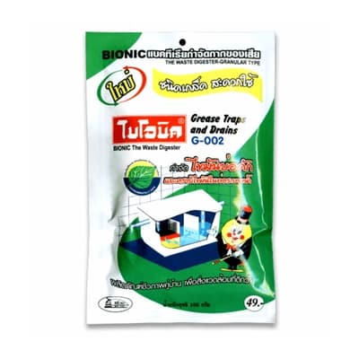 ไบโอนิค G002ขจัดไขมันในท่อน้ำ100ก.