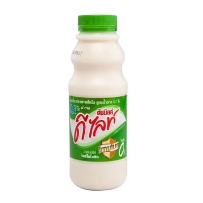 ดัชมิลล์ ดีไลท์นมเปรี้ยวปราศจากไขมันสูตรน้ำตาล 0.1% 400มล.