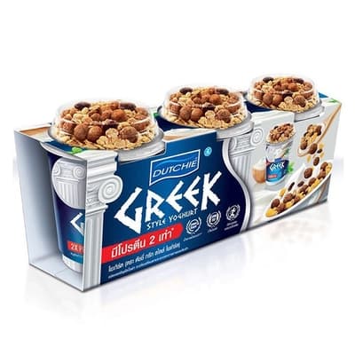 Dutchie Greek Style Yogurt 120G. Pack 3