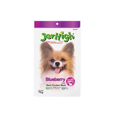 Jerhigh Dog Snack Blueberry 70G.