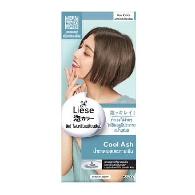 Liese Creamy Bubble Hair Color Foam Cool Ash 104ML.