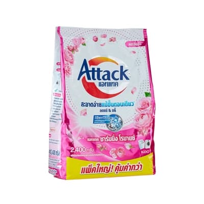แอทแทค ผลิตภัณฑ์ผงซักฟอกชาร์มมิ่งโรมานซ์ 2400ก.