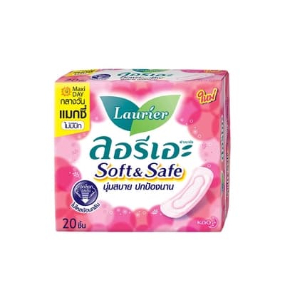 Laurier Sanitary Napkin Soft And Safe Maxi 20PCS.
