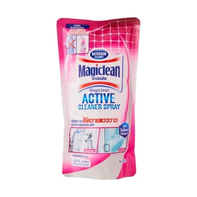 มาจิคลีน ผลิตภัณฑ์ทำความสะอาดห้องน้ำสีชมพูกลิ่นแคทลียาบูเก้ 400มล.
