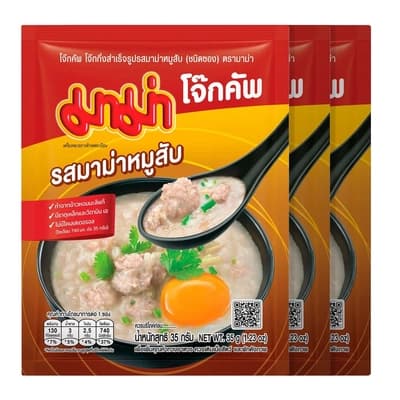 มาม่า โจ๊กคัพซองรสมาม่าหมูสับ แพค3*35ก