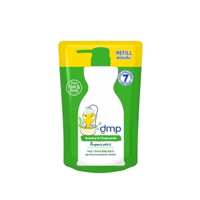 Dmp Rose Hip And Chamomile Organic Hair And Body Baby Bath 350ML.