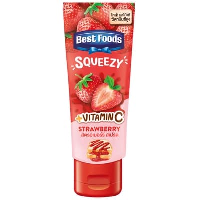 เบสท์ฟู้ดส์ แยมหลอดสตอเบอรรี 100ก.