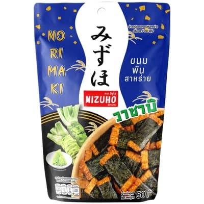 เกรทแลนด์ อาราเร่ขนมพันสาหร่ายวาซาบิ 50กรัม