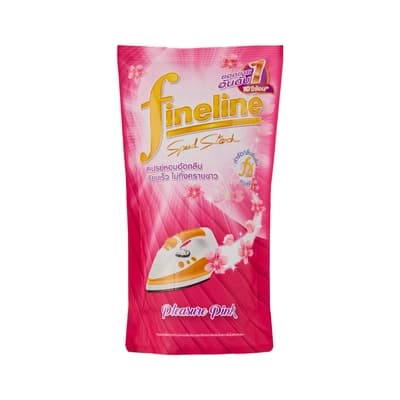 ไฟน์ไลน์ ผลิตภัณฑ์รีดผ้าอัดกลีบสีชมพูถุงเติม 500มล.