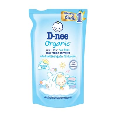 ดีนี่ น้ำยาปรับผ้านุ่มเด็กกลิ่นมอร์นิ่งเฟรชสีฟ้า 550มล.