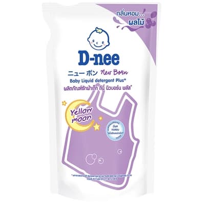 D Nee Liquid Baby Detergent Violet (Refill) 600ML.