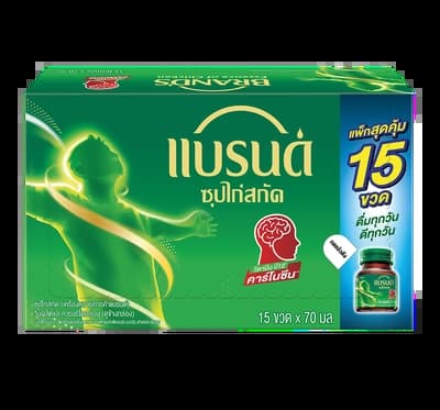 แบรนด์ซุปไก่สกัด สูตรต้นตำรับ 70 มล. แพ็ค 15