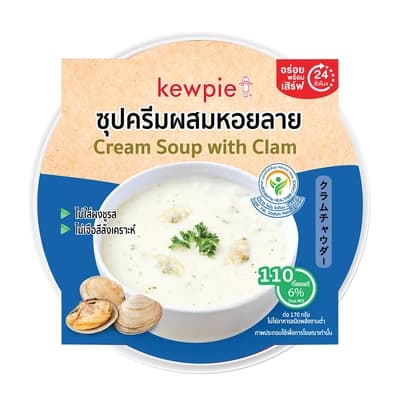 KEWPIE CREAM SOUP WITH CLAM 170 G.
