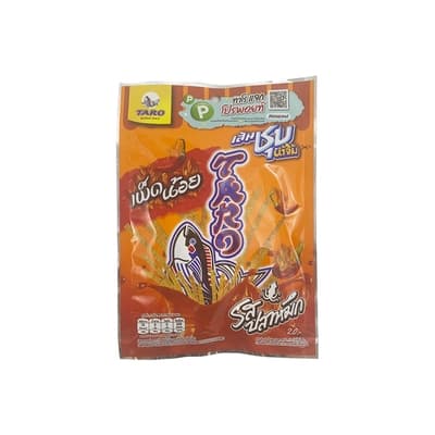 Taro Fish Snack Spicy 22G.