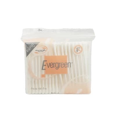 Evergreen Cotton Buds 100PCS. Pack 2