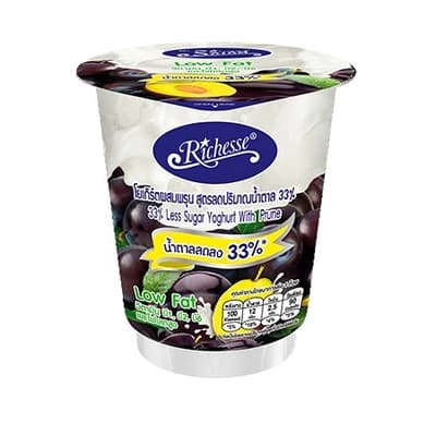 Richesse Less Sugar Yoghurt With Prune 135G.