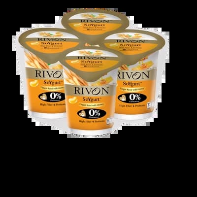 Rivon Soygurt Finger Root With Honey 130G. Pack4