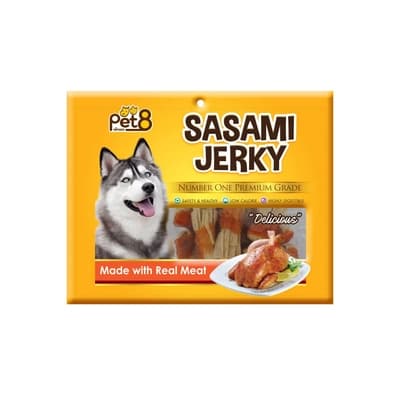 เพ็ทเอท เนื้อไก่พันปลาแผ่นพับครึ่ง 150ก. แพ็ค 2