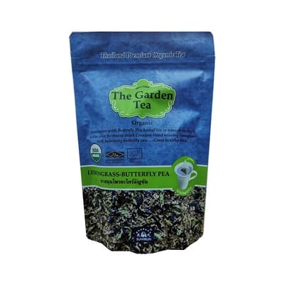 Suwirun Lemongrass and Butterfly Pea herbal tea 50G.