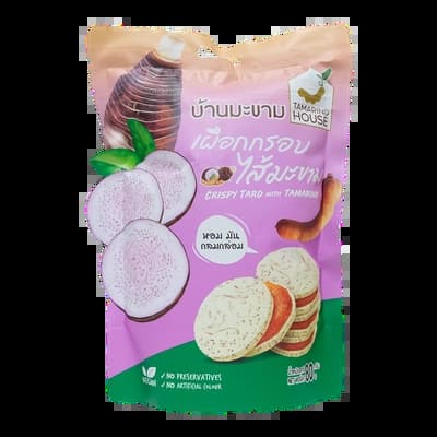 บ้านมะขาม เผือกกรอบไส้มะขาม 80ก.