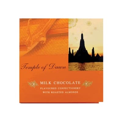 Gallo Temple Of Dawn Milk Chocolate with Almonds Nut 68G. 
