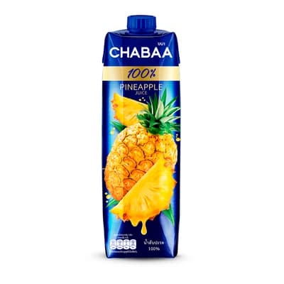 Chabaa Pineapple Juice 100percent 1000ML.