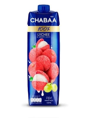 Chabaa 100% Lychee & Grape Juice 1000 ML