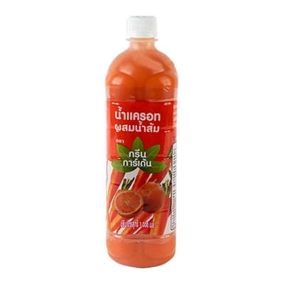 กรีนการ์เด้น น้ำแครอทผสมส้ม 100เปอร์เซ็นต์ 1000มล.