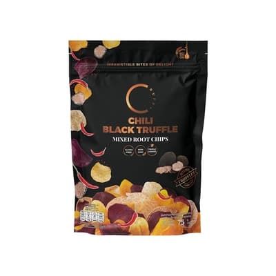 Cruff Mixed Roots Chips Chili Black Truffle75G.