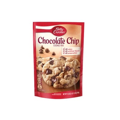 Betty Crocker Chocolate Chip Cookies Mixed 496G.