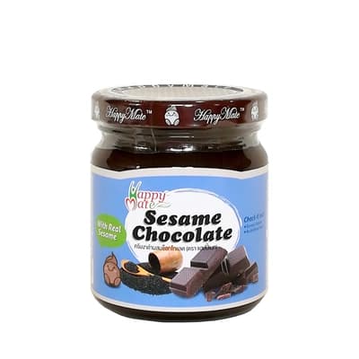Happy Mate Black Sesame Chocolate With Real Sesame Spread 200G.