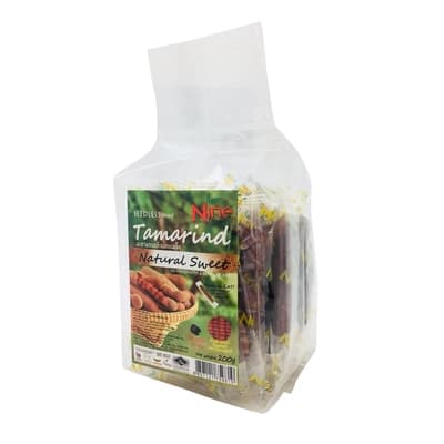 ไนน์ แทมมารีนด์ มะขามหวานอบแห้งแกะเมล็ด 200ก.