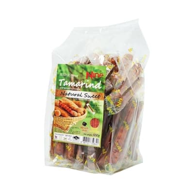 ไนน์ แทมมารีนด์ มะขามหวานอบแห้งแกะเมล็ด 500ก.