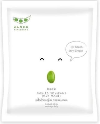 Minnamame Shelled Soy Beans 350G.