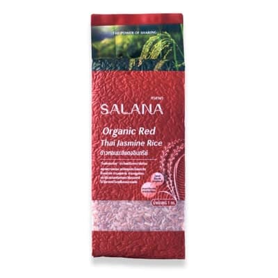 ศาลานา ข้าวหอมมะลิแดงอินทรีย์ 1กก.